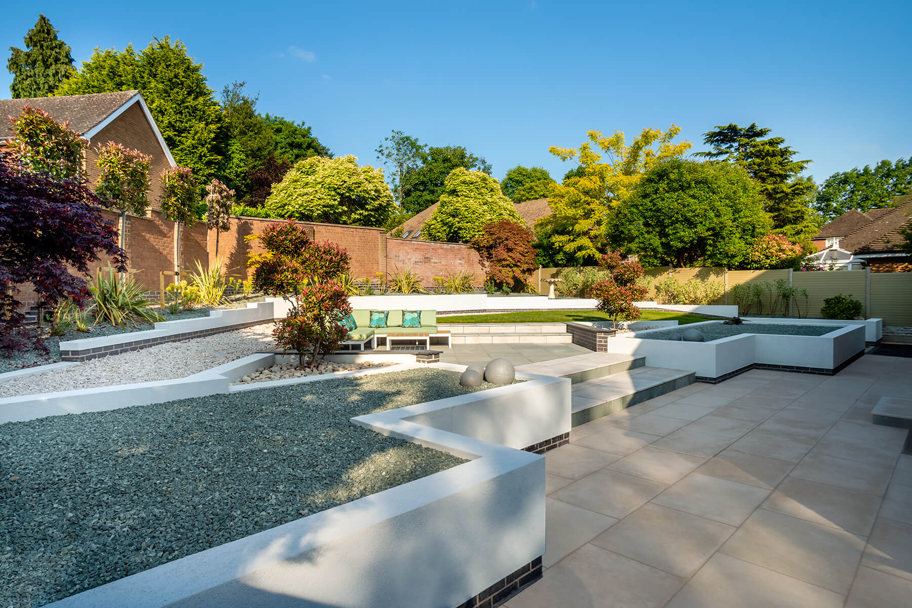 Landscape Garden Design Transformation in Warwickshire