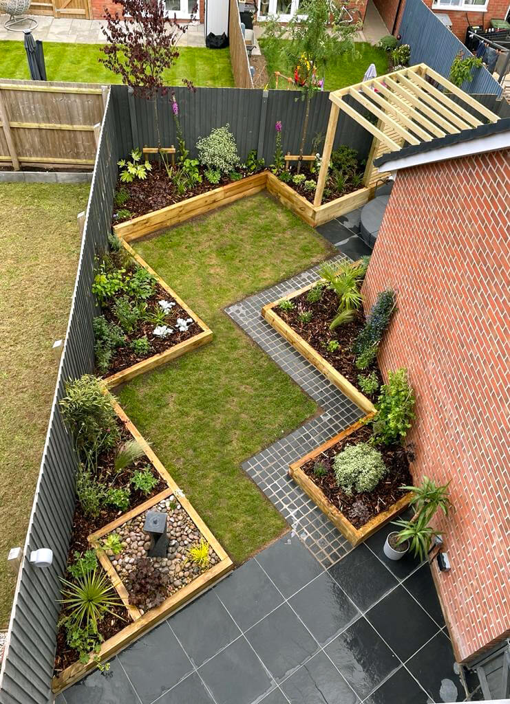 Landscaping Solihull services including patio paving and full Garden Design