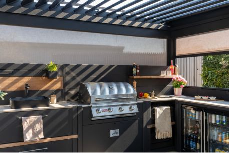 outdoor kitchens