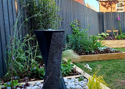 Modern water feature