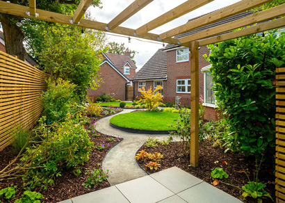 Detailed garden design